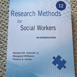 Research Methods for Social Workers 12th edition textbook